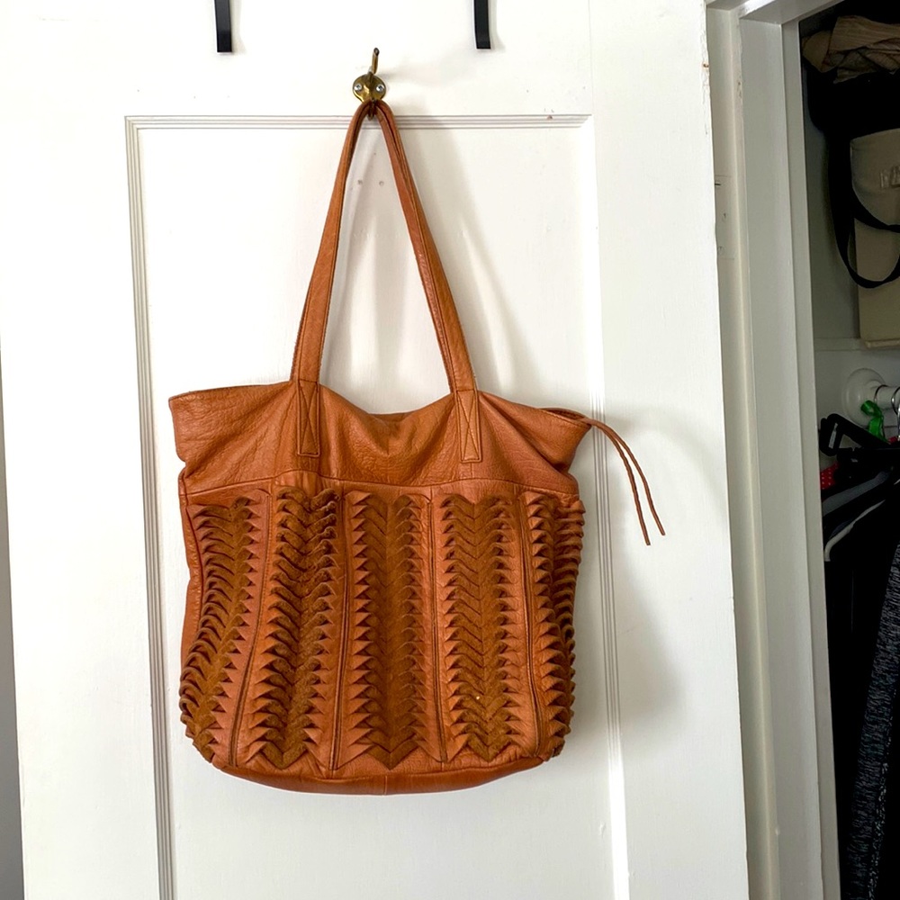 Day & Mood large leather tote